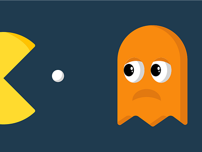 Dot Envy dot ghost pac man pacman vector