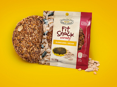 Fit snack cookie #3 backery cookie food granola healthy label design letteing logo minimal packaging poland snack