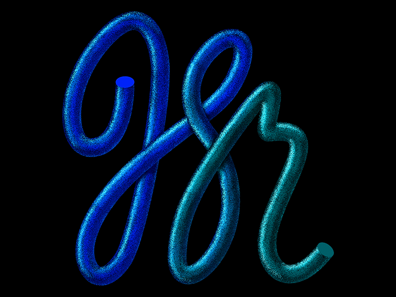 36days of type 2018, letter M 36days 36daysoftype custom design glitters gradient illustration letter lettering m type