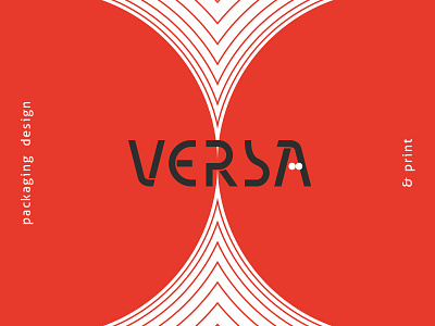 Logo for Versa design studio agency branding creative custom design identification logo logotype packaging polska print