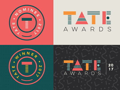 TATE Identity Board branding identity logo mark theatre tulsa typography