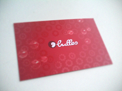 9 bulles - 9 bubbles 9bulles business cards design epic print