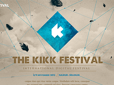 KIKK Festival Splash By Henry Daubrez On Dribbble