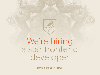 We're hiring a frontend developer