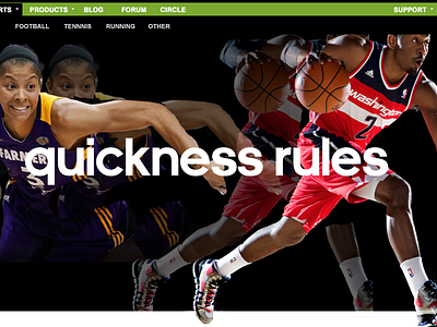 Basketball Page Design design experience page design ui web design
