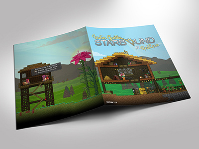 Indie Guide to Starbound book covers games print print design starbound video game