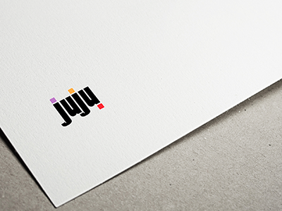 juju Logo Design color logo logo design typography