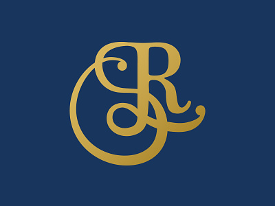 J. R. Monogram 01 branding classy elegant gentleman jr lettermark logo logotype masculine monogram upscale wordmark