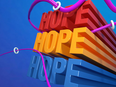 HOPE | 3D 3d graphic design ui