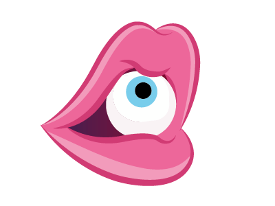 Lips 2d animation avatar character creative director draw eyes flat gif hello illustration lips vector