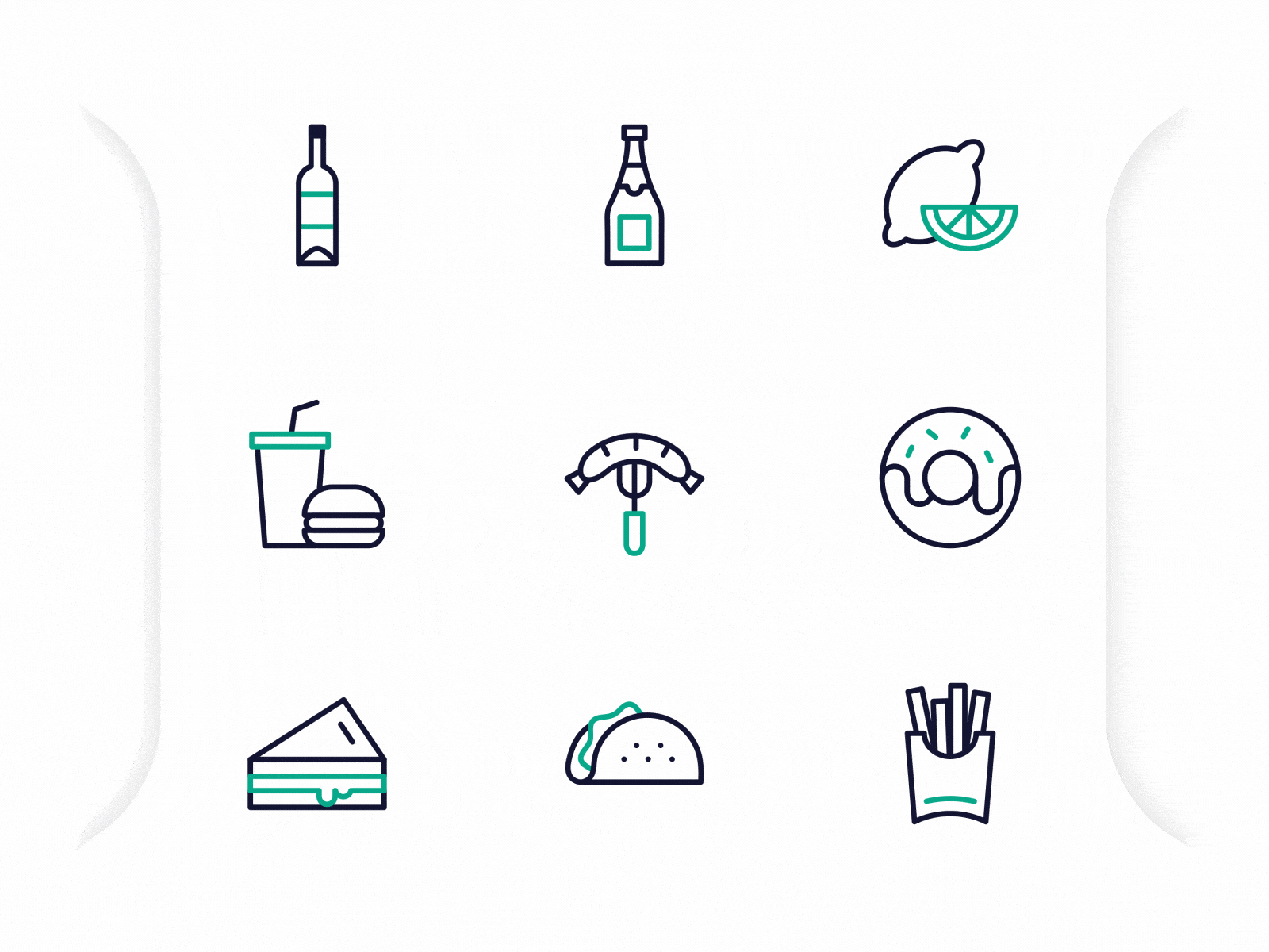 Food Animated Icons #4
