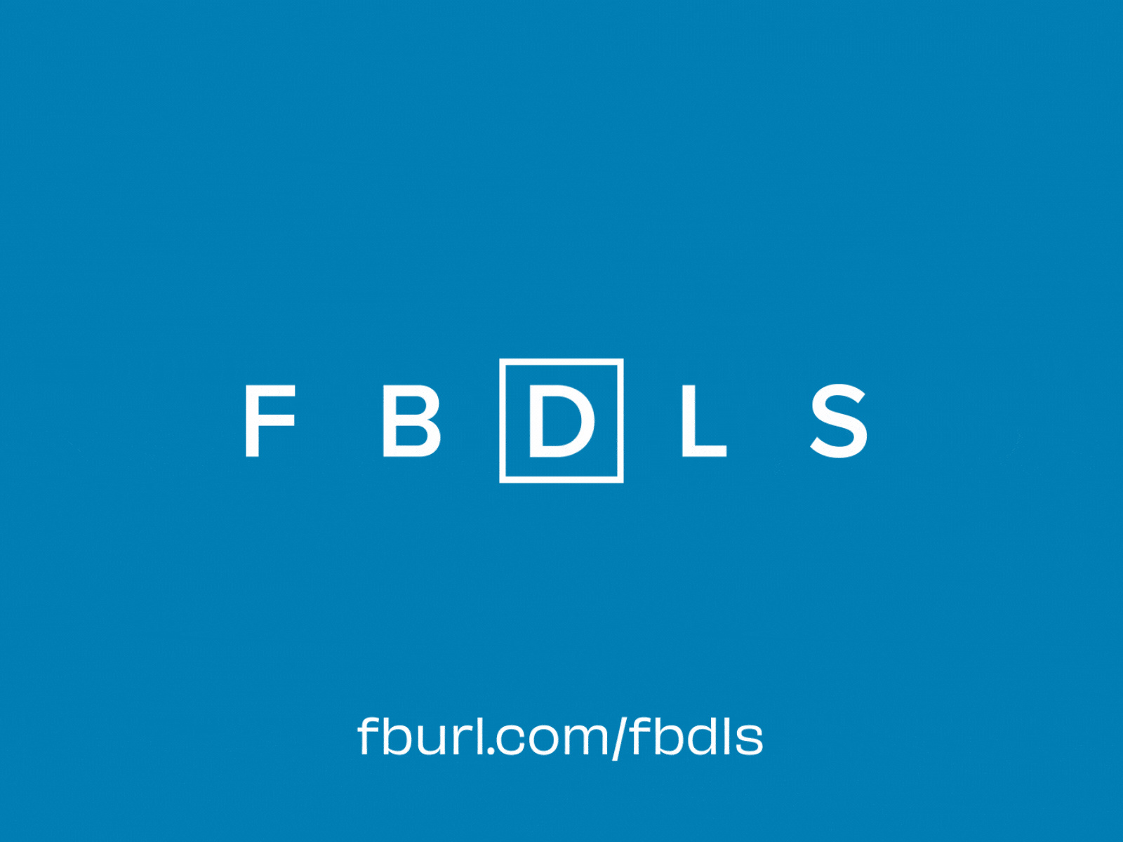 FBDLS Logo Animation 2d animation animation facebook ident logo logo animation motion graphics