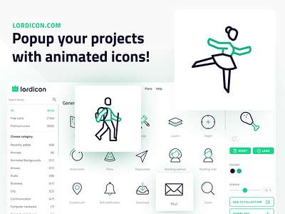 Animated Icon Library 2d animation animated icon animated icons animation app animation bodymovin icon set interactive lottie micro interaction microinteractions svg animation ui animation ui motion ux ux animation web animation web design