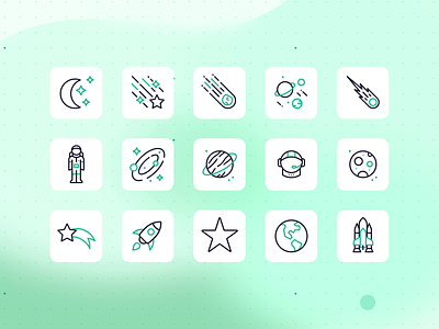 Astrology Icon Group animation design icon