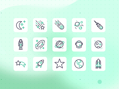 Astrology Icon Group animation design icon