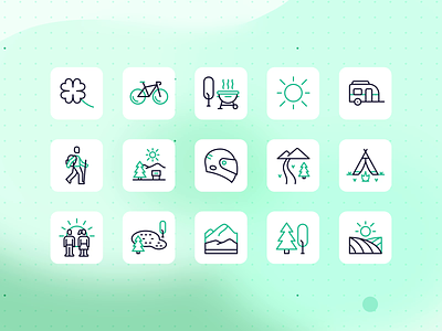 Spring Icon Group animation design icon