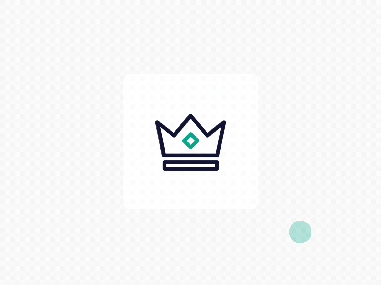Crown Animated Icon 2d animation animation bodymovin crown diamond icon icon set interactive king kingdom lord lottie microinteraction microinteractions motion graphic royal svg animation ui