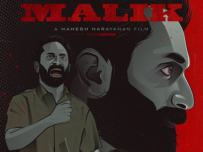 malik | Malayalam Movie Illustrative Poster