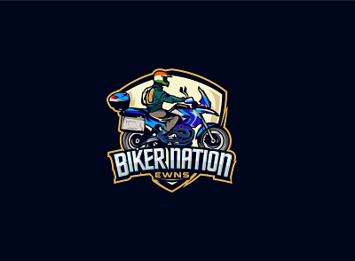 BIKERNATION | Pan India Biker Group bikersgroup biking branding icon illustration mascot mascot character mascot design mascot logo mascotlogo typogaphy vector