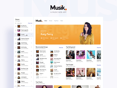 Music App UI