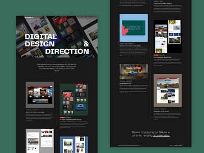 Makischuk Co* Portfolio adobe xd art direction design graphic design type ui uiux web design webflow