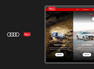 Gamechanger — Audi Certified :Plus adobe xd art direction automotive branding car color design graphic design ui uiux ux