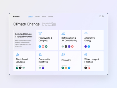 Digital Incubator — Exploration art direction cards color dashboard design figma incubator product product design productdesign startup type ui uiux ux web design