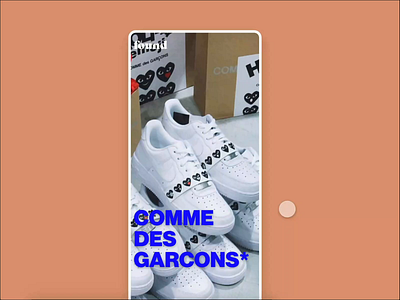 Fashion App Concept adobe xd art direction comme des garcons fashion nike rebound ui uiux user interface ux