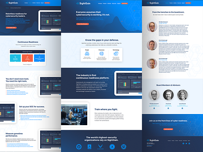 SightGain Rebrand & Website Redesign cybersecurity datatribe startup