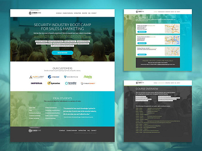 Security Bootcamp Website branding creative direction design ux website