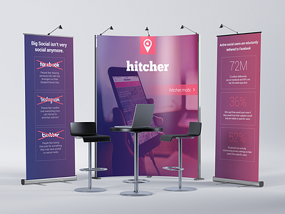 Hitcher Booth branding event marketing print trade show