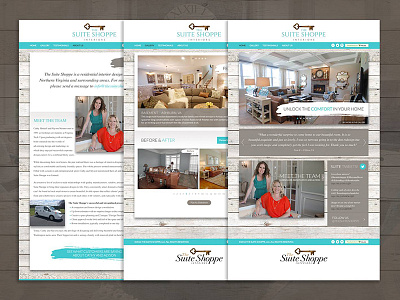 The Suite Shoppe Website branding creative direction design ux website