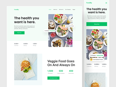 FoodBy - UX/UI Website Design