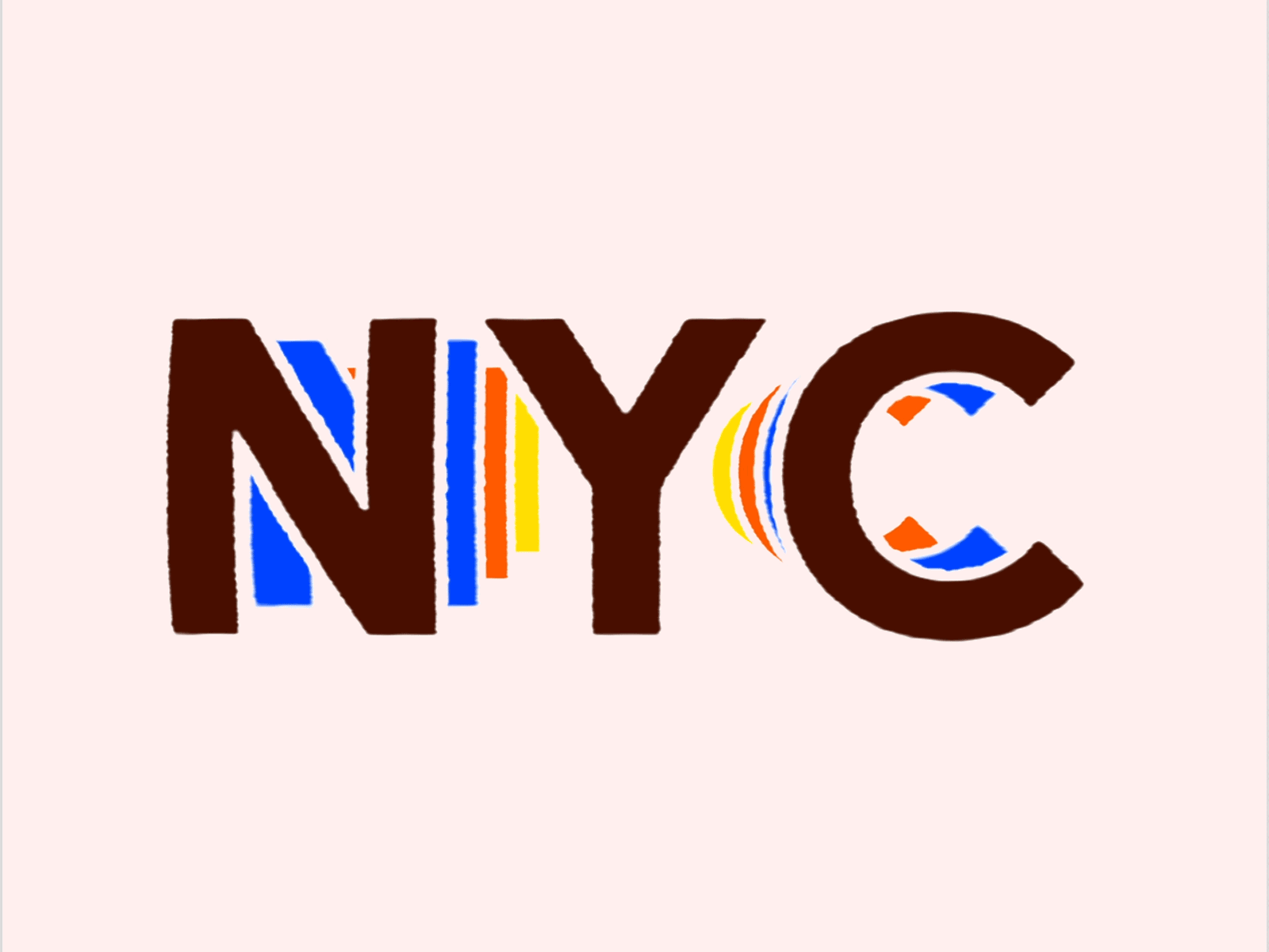 NYC Typography loop after effects animation branding editorial illustration kinetic motion nyc rotation texture type typography
