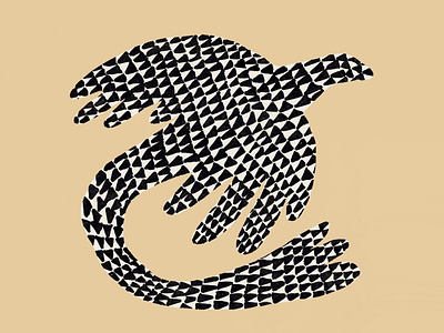Bird bird branding illustration pattern procreate texture