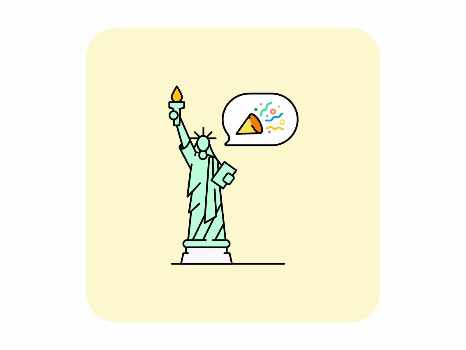 Waze spot illustrations bicycle branding editorial empire state building france illustration line new york nyc rat spot statue of liberty waze