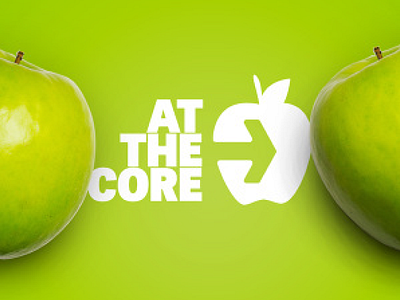 At The Core apple core fruit logo nonprofit