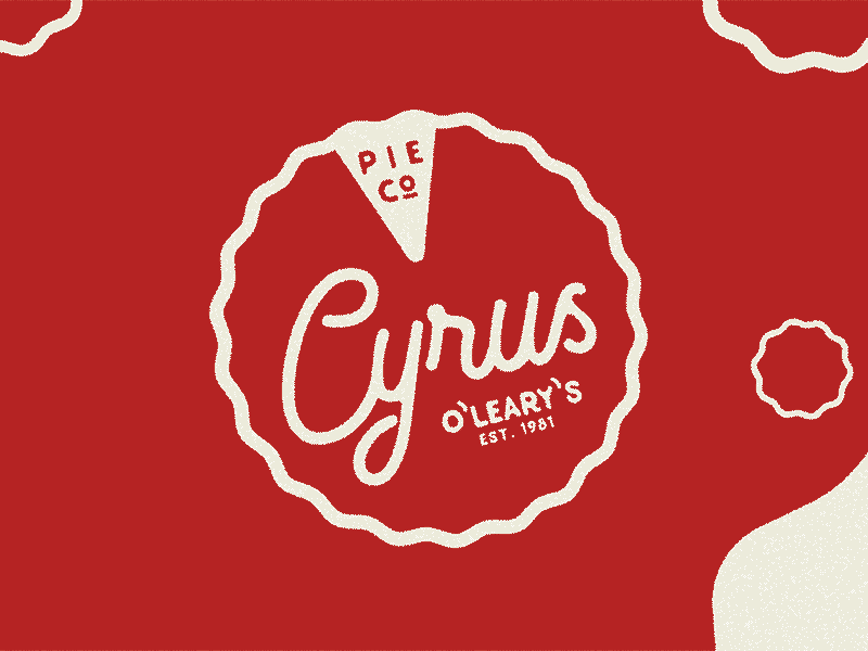 Cyrus O'Leary's Pie Co. animation branding bumper cyrus motion pie pnw spokane