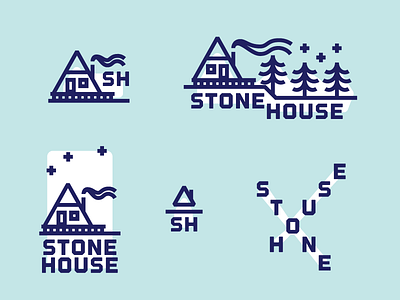 Stonehouse a frame branding house logo pnw spokane stone