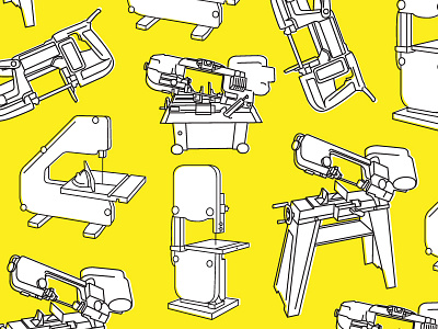 Supercut bandsaw illustrations