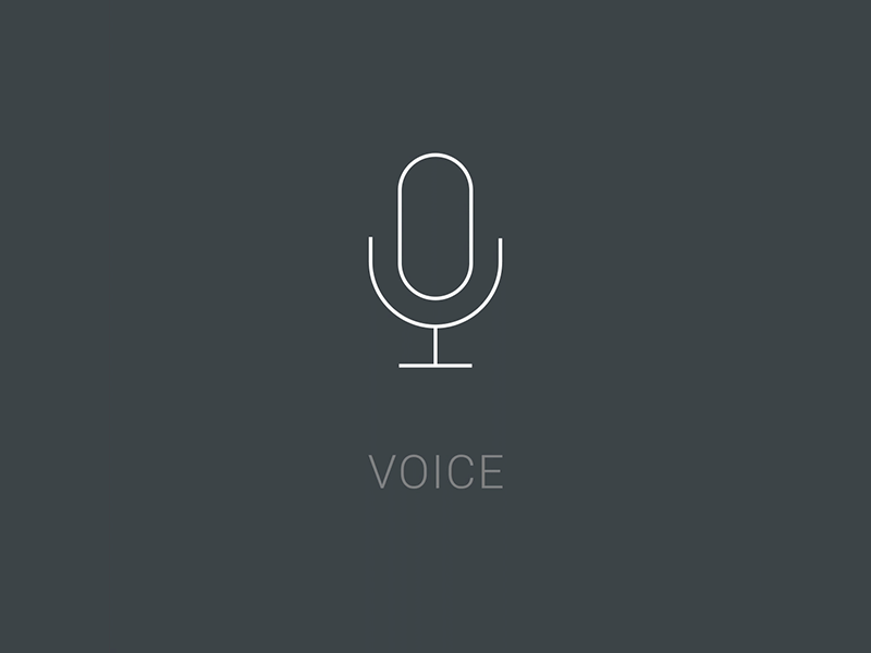 Voice Icon Animation after effects animation capabilities icon illustration line art microphone mono line motion spokane ui voice