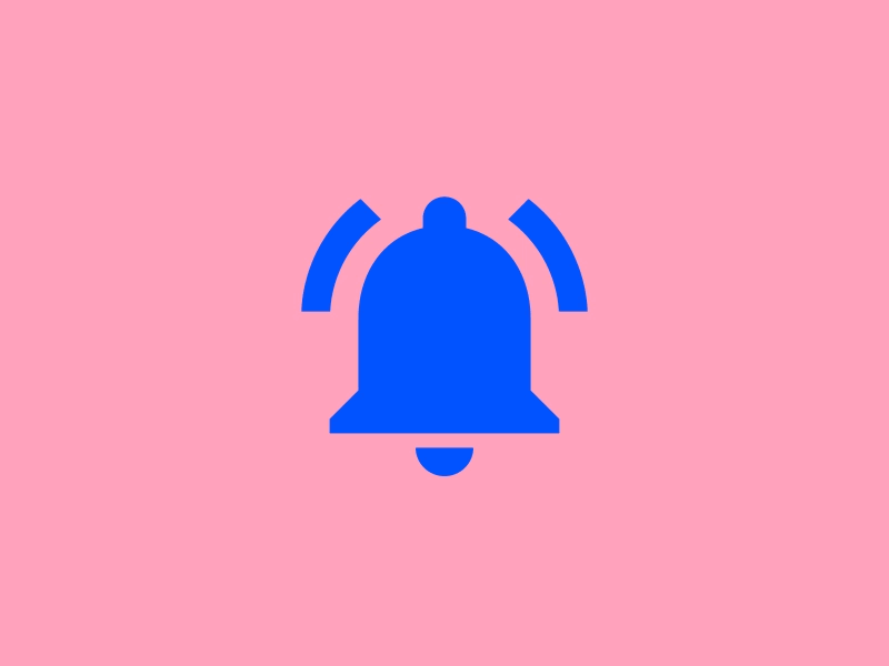 Bell icon animation after effects alarm animation bell design icon iconography interaction logo loop material design material icons motion notification ui ux vector web