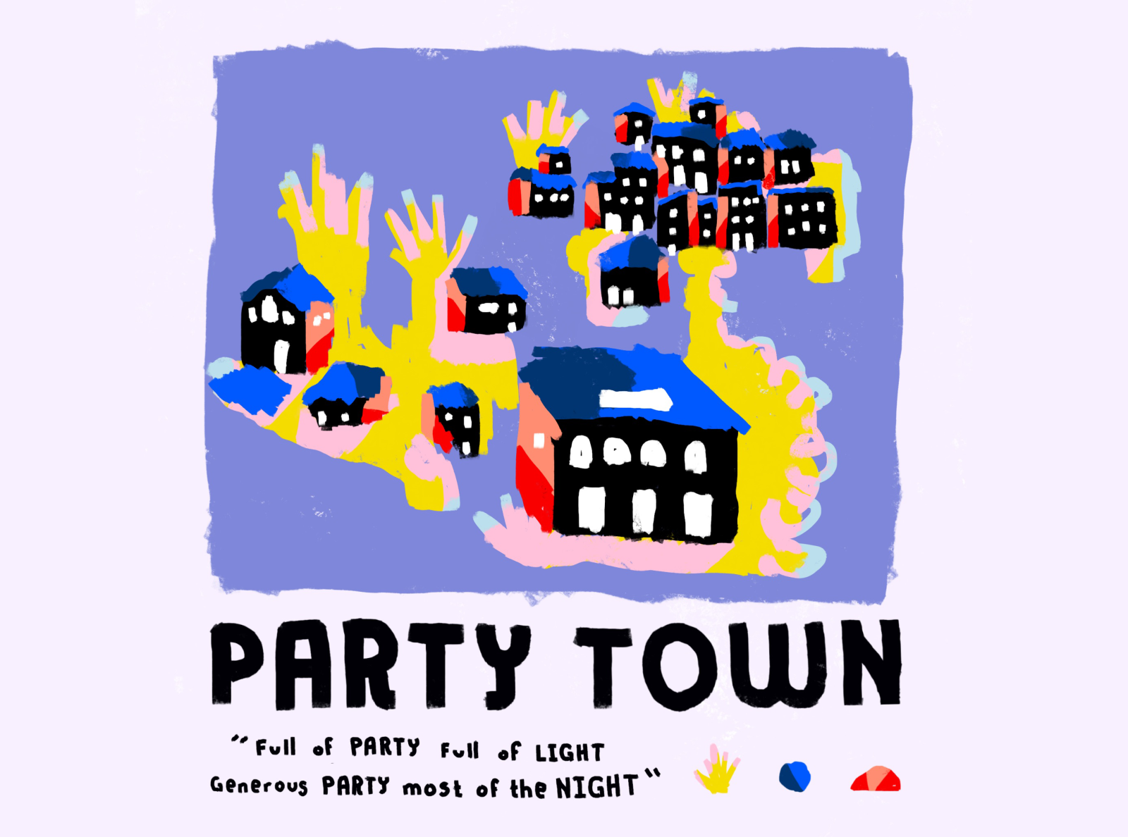 party-town-by-isaac-kuula-on-dribbble