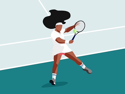 Tennis player athlete illustration player tennis tennis ball woman