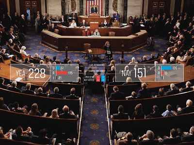 C-SPAN Vote Redesign congress democrat government house of representatives infographic politics republican television united states