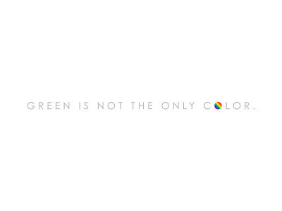 Green is Not the Only Color doma gay green love marriage pride prop 8 rainbow