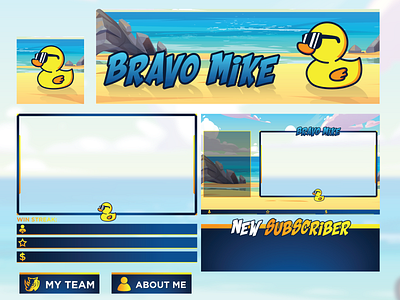 Bravo Mike | Twitch Branding brand branding design esports game gaming graphic live mixer overlay panel screen stream twitch videogame youtube