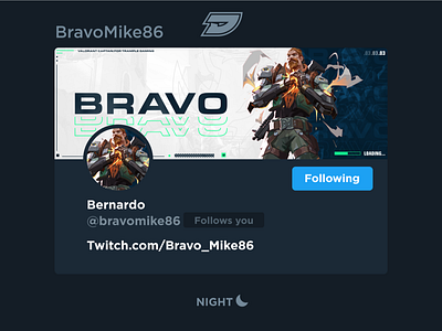 Bravo | Social Media Layout bravo breach character design esports fps game gaming graphic header layout mixer riot riotgames shooter stream streaming twitch valorant youtube
