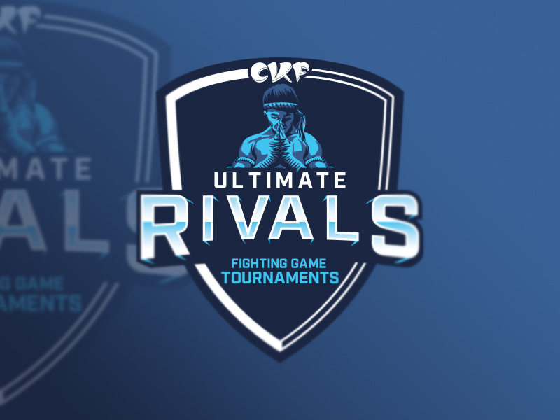 CKF - Ultimate Rivals Logo mascot rivals fighting kungfu comic smash ultimate smash bros esports tournament games video badge brand design logo