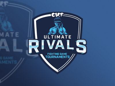 CKF - Ultimate Rivals Logo badge brand comic design esports fighting games kungfu logo mascot rivals smash smash bros tournament ultimate video